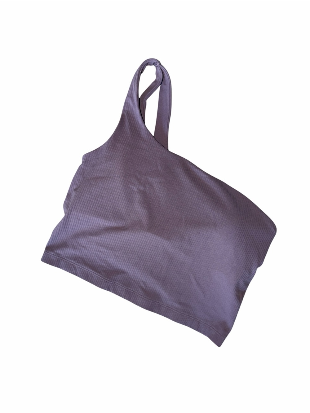 Lululemon Ribbed Nulu Asymmetrical Yoga Tank Top size 6 - Picture 5 of 7